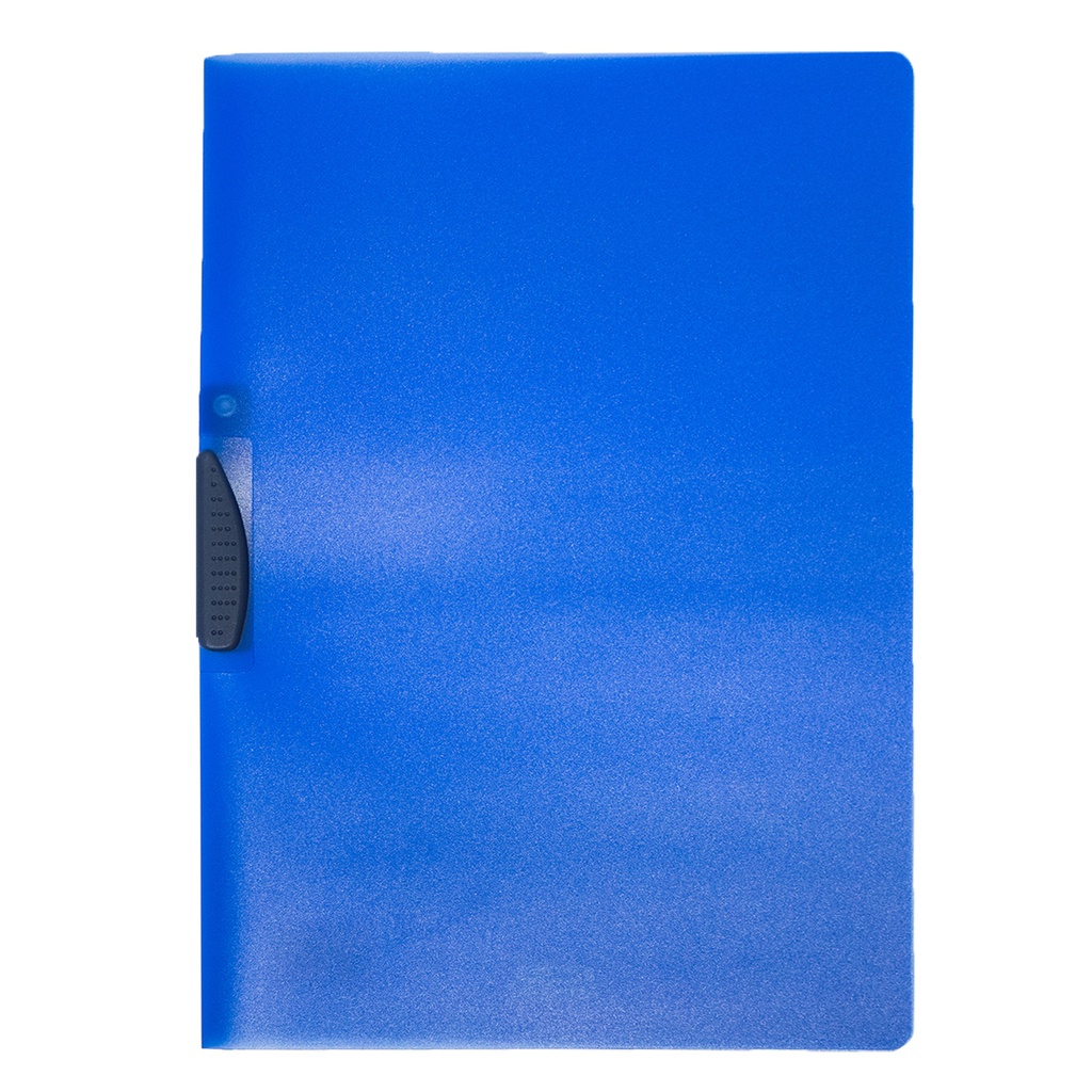 CARTELLINA CON MOLLA CLIPPER BLU TRASP. ART.F007 LEONARDI