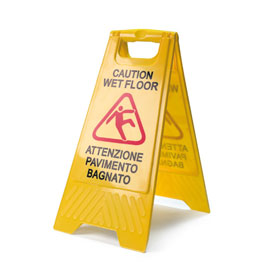 CARTELLO ''Pavimento Bagnato'' 30x62cm PerfettoFactory