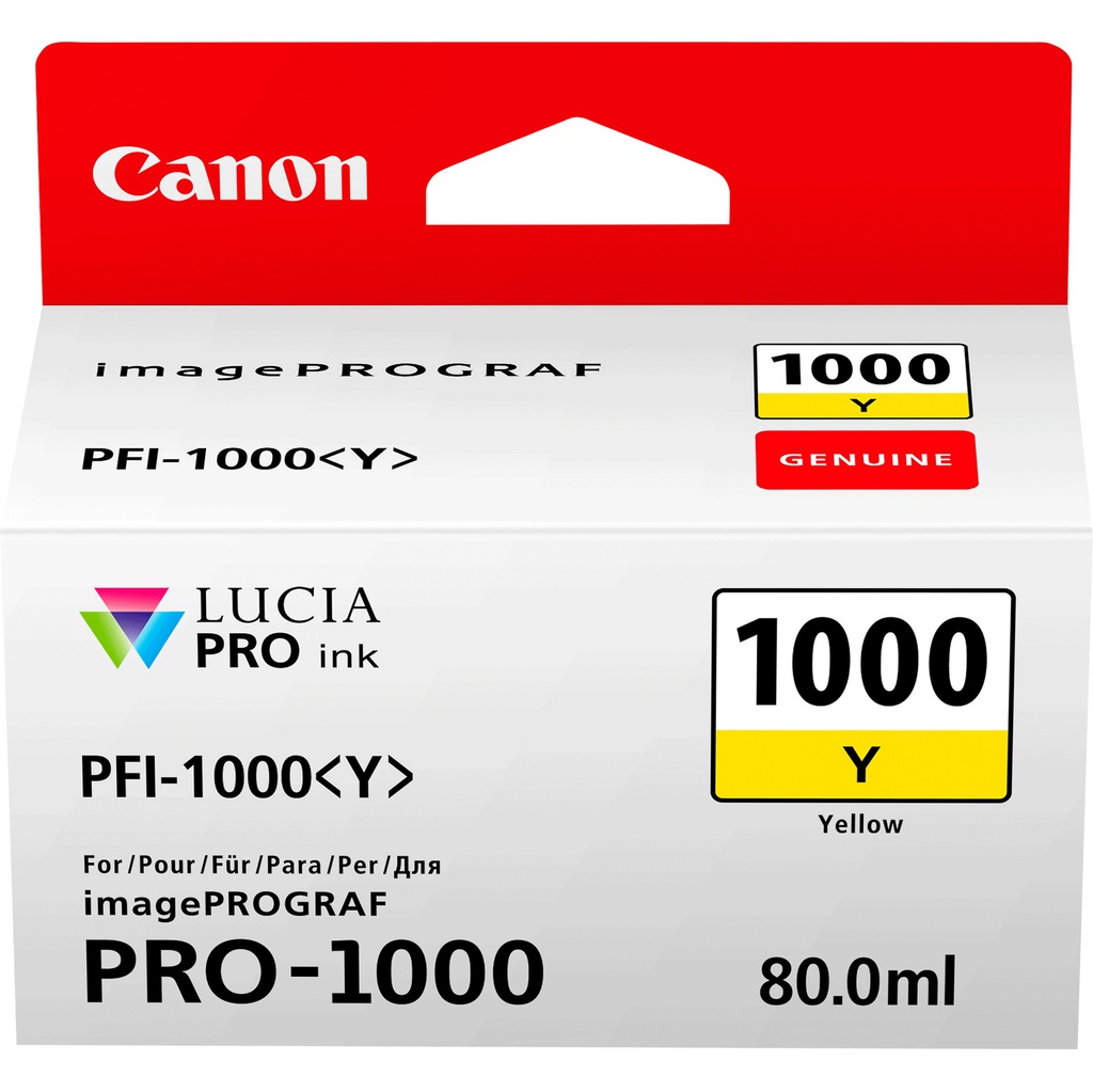 CARTUCCIA GIALLO PER CANON PFI-1000