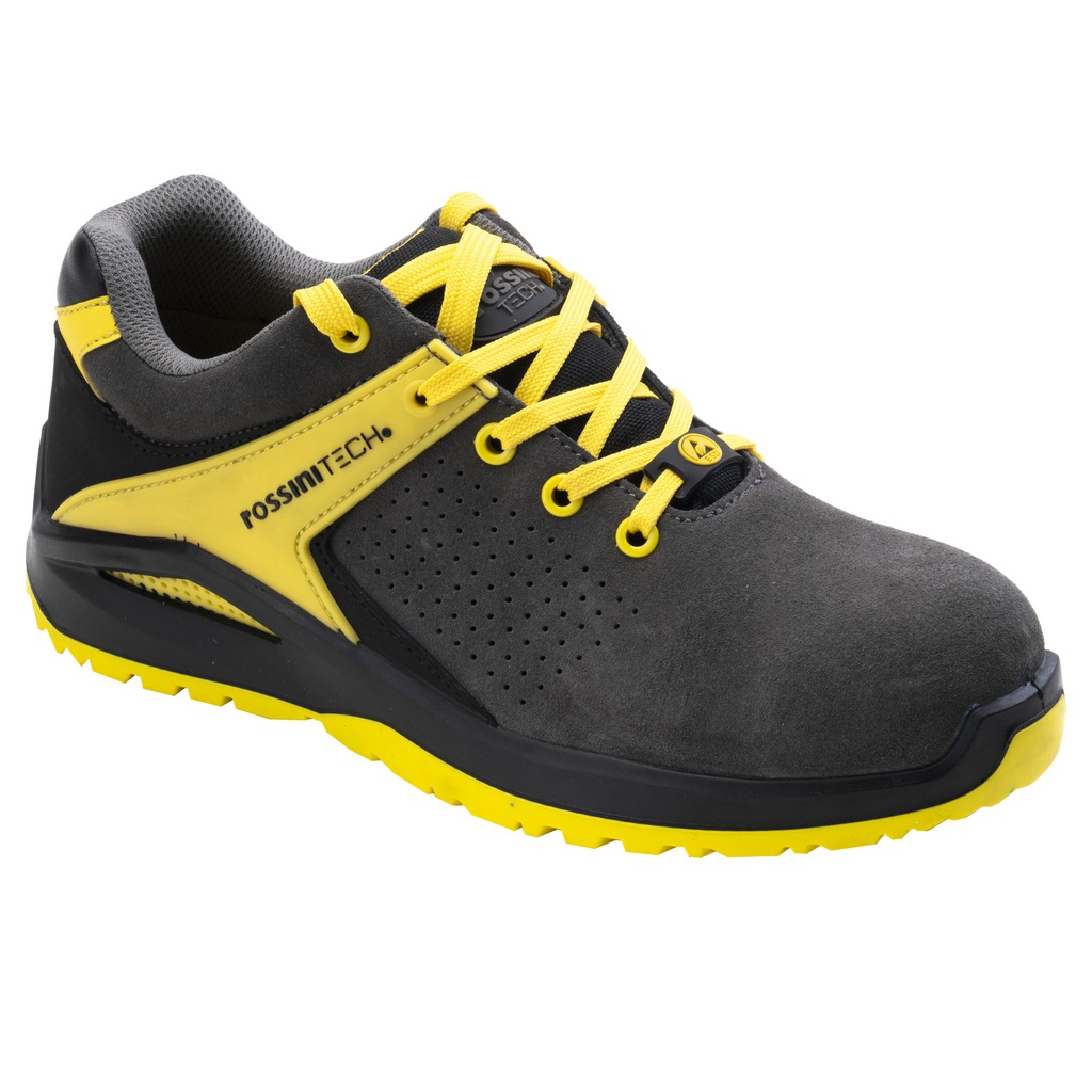 Calzatura di sicurezza S1P Kandhar grigio/giallo N 40 Rossini