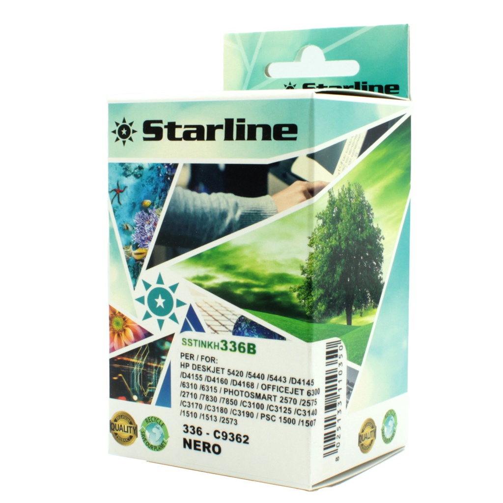 CARTUCCIA INK NERO PER PRINT C/HP 336