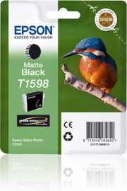 CARTUCCIA NERO MATTE EPSON ULTRACHROME HI-GLOSS SERIE MARTIN PESCATORE TAGLIA XL
