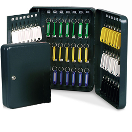 CASSETTA PORTACHIAVI DA MURO 37X28X7,5CM 128POSTI