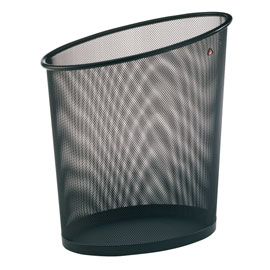 Cestino gettacarte 18lt MESH in rete metallica nero ALBA