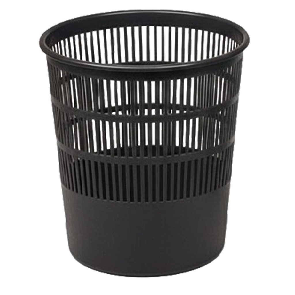 CESTINO GETTACARTE TRAFORATO 15LT NERO PS9