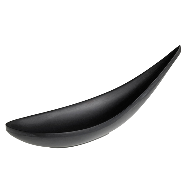 Ciotola a cucchiaio fingerfood in melamina bianca 14,5x4,5x1,5cm Leone