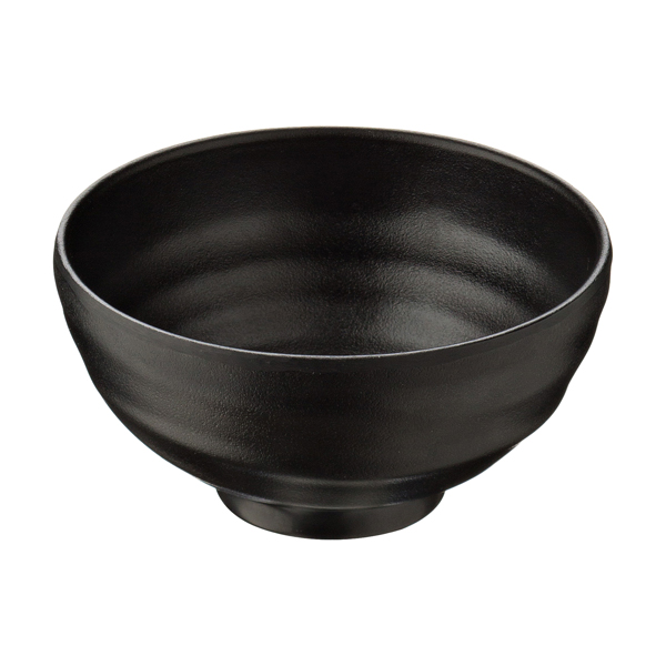 Ciotola nera in melamina D11,4x5,8cm Leone