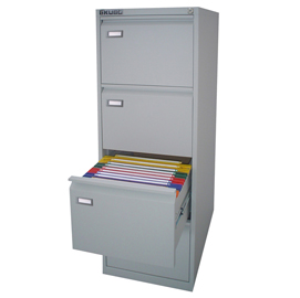 CLASSIFICATORE Kubo 4 CASSETTI per CART. SOSPESE GRIGIO H 132cm