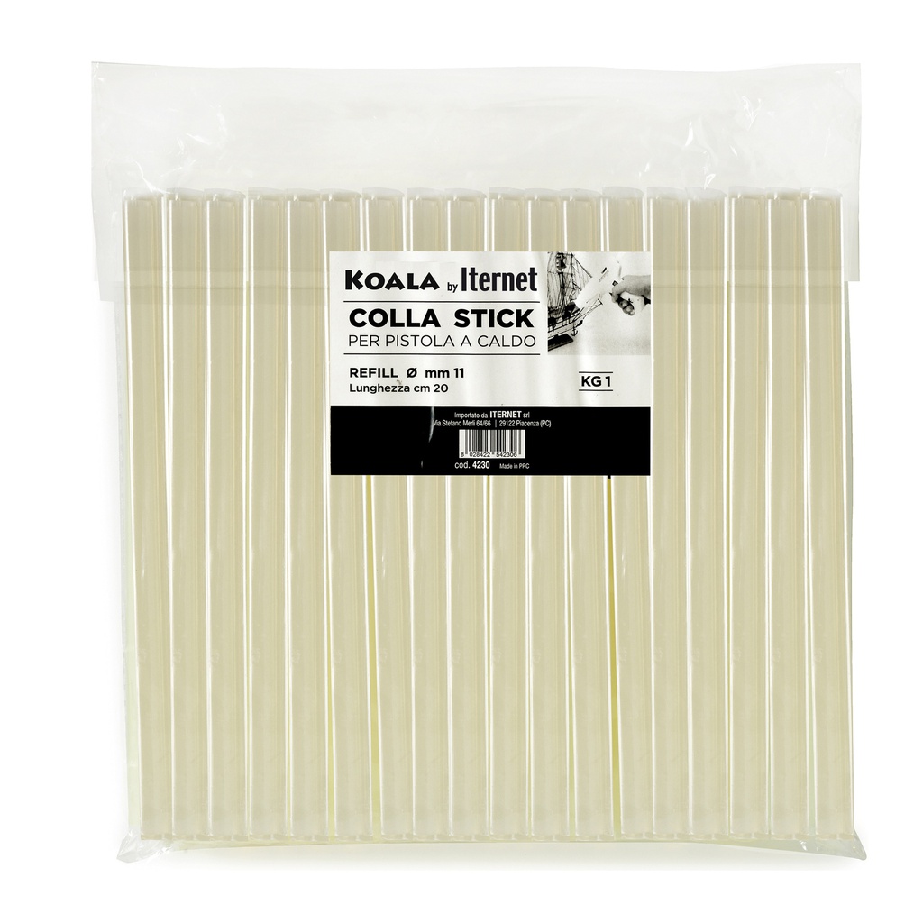 Colla termofusibile 20cm D11mm 1Kg Koala
