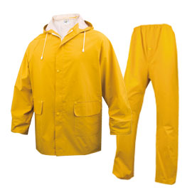 ***COMPLETO IMPERMEABILE EN304 Tg. XL giallo (giacca+pantalone