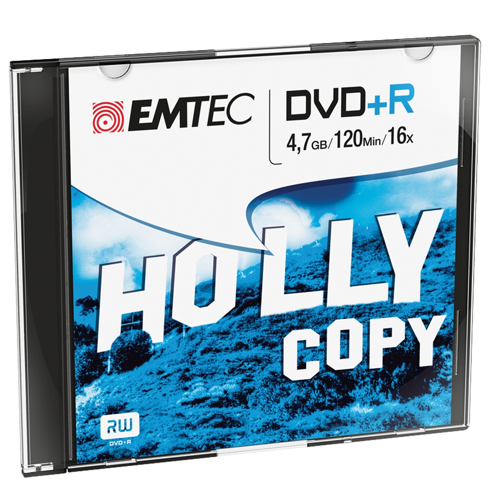 CONF. DA 10 PZ DVD+R EMTEC4,7GB 16X SLIM CASE