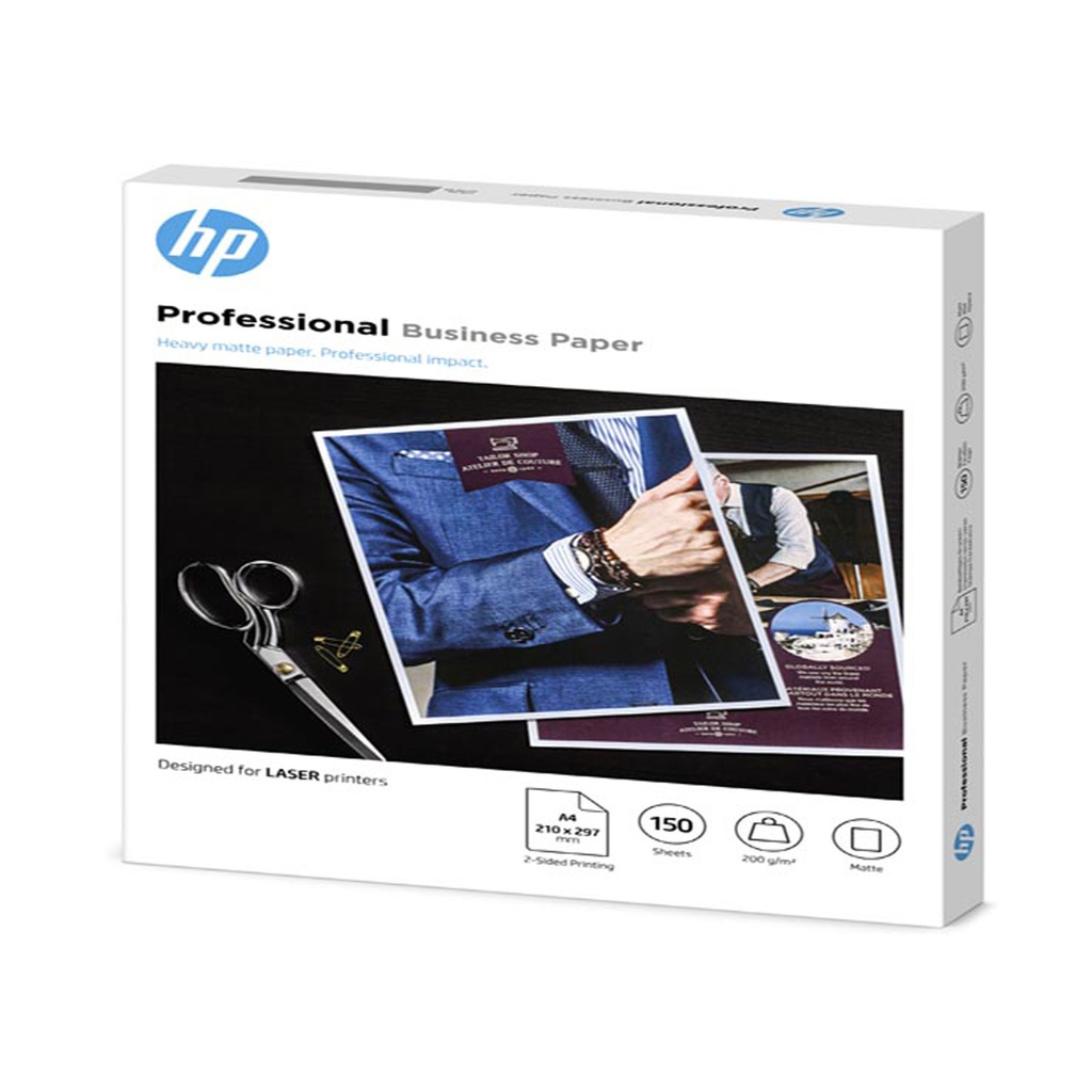 Confezione da 150 fogli carta fotografica HP opaca professionale A4/210 x 297 m