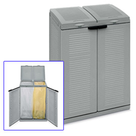 Contenitore Ecoline 2 Grigio 2x110lt Terry