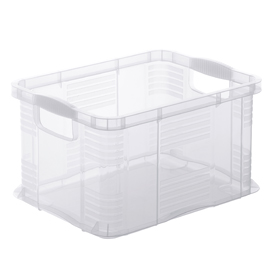 CONTENITORE PORTAOGGETTI A4 17,5LT TRASPARENTE