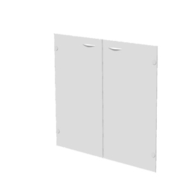 COPPIA ANTE in VETRO SATINATO x Mob.BASSO - EASY