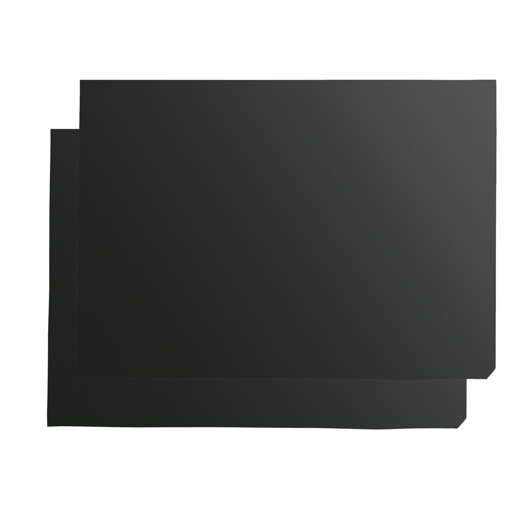 COPPIA DI INSERTI NERO SCRIVIBILE F.TO A1 PER CAVALLETTO A-FRAME A1 NOBO (delist