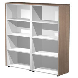 COPPIA MOBILI MEDIO-ALTI A GIORNO 162,8X43cm H158,2cm CILIEGIO AR. - PRESTIGE