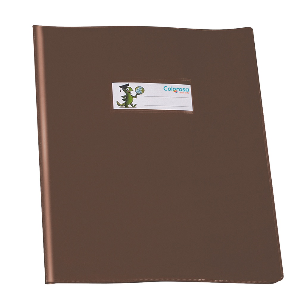 Coprimaxi PVC lucido coprente GreenLine 21x30cm c/alette marrone RiPlast