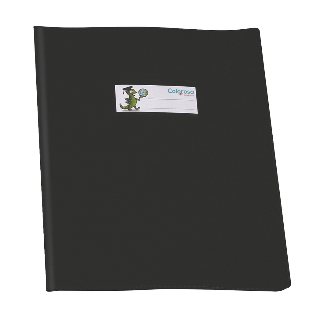 Coprimaxi PVC lucido coprente GreenLine 21x30cm c/alette nero RiPlast