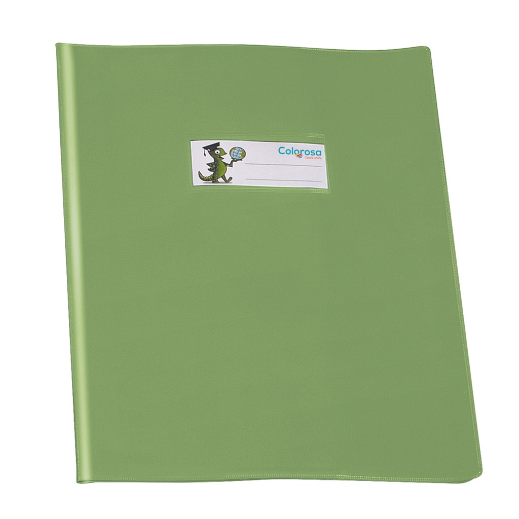 Coprimaxi PVC lucido coprente GreenLine 21x30cm c/alette verde chiaro RiPlast