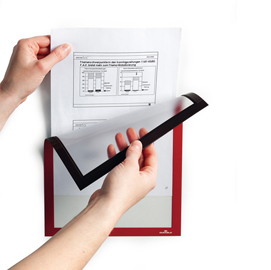 Cornice Duraframe® Magnetic A4 21x29,7cm rosso Durable