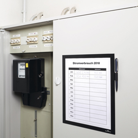 Cornice magnetica Duraframe® Note A4 21X29,7cm nero Durable