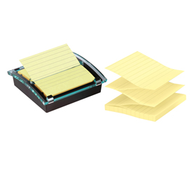 DISPENSER 90foglietti Post-it  Super Sticky 101x101mm righe DS440-SSCYL GIALLO C