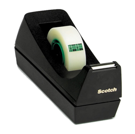 DISPENSER C-38 RICARICABILE DA TAVOLO PER NASTRI MAX 19MMX33M NERO