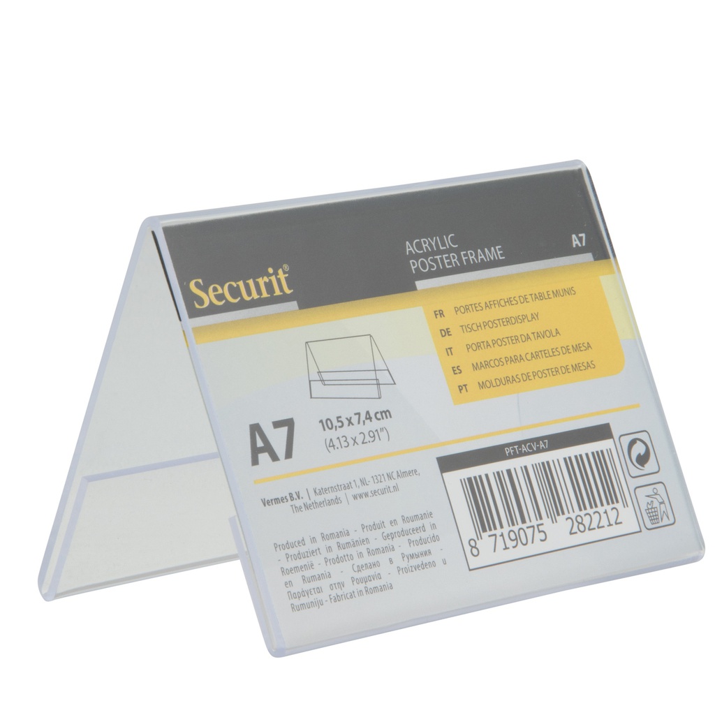 Display a V 7,8x10,6x6,7cm (A7 Securit