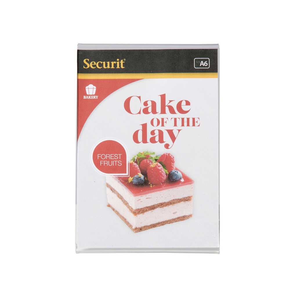 DISPLAY PORTAMENU' a L 10,5x15cm (A6 Securit