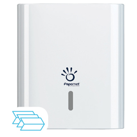 Dispenser ASCIUGAMANI PIEGATI Z/W BIANCO Hi-Tech