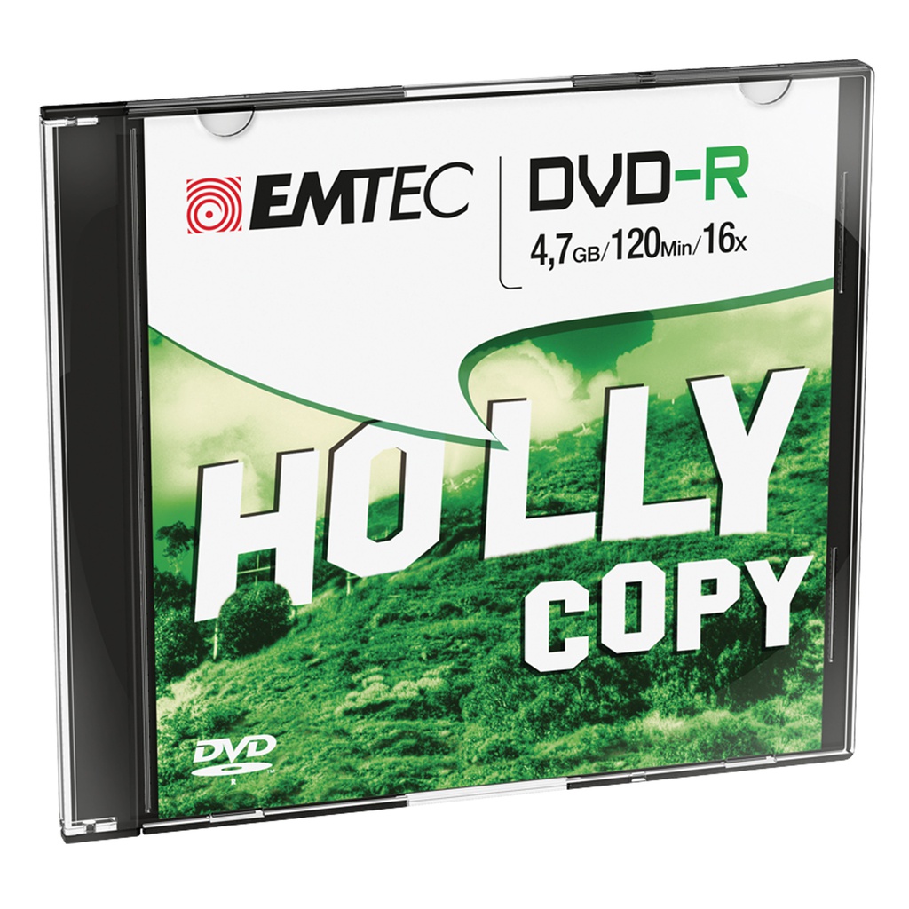 DVD-R EMTEC 4,7GB 16X SLIM CASE (kit 10pz