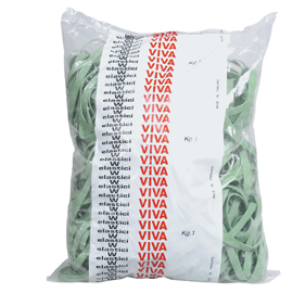 ELASTICO FETTUCCIA VERDE D150 T8 SACCO DA 1KG