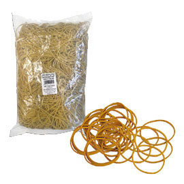 ELASTICO GOMMA GIALLO D80 SACCO DA 1KG Markin