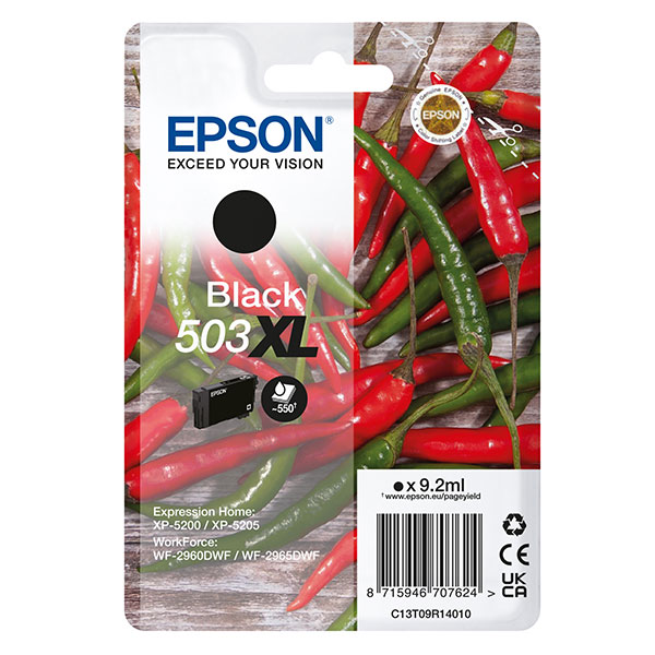 Epson Cartuccia Peperoncino 503XL Nero 9,2 ml