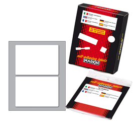 Etichetta adesiva bianca 95x66mm (10fogli x 2etichette Markin