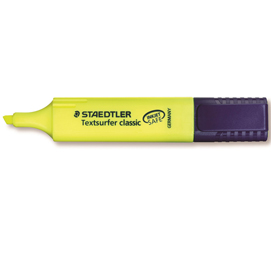 EVIDENZIATORE TEXTSURFER CLASSIC GIALLO 364-1 STAEDTLER