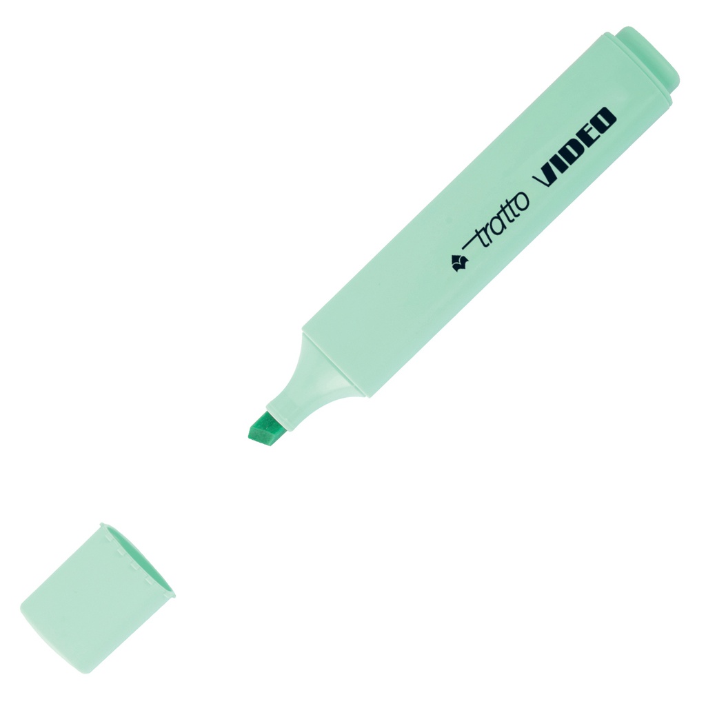 Evidenziatore Tratto Video Pastel verde