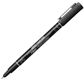 FINELINER PROFESSIONAL FIBER NERO 0,8MM