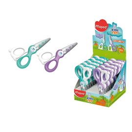 Forbici KIDIKUT 12cm lama sintetica punta tonda MAPED