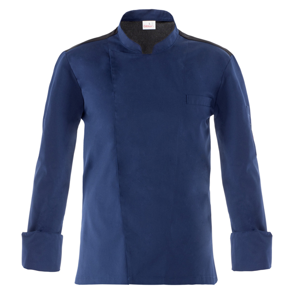 ***Giacca da cuoco Raul a manica lunga Tg. XL blu