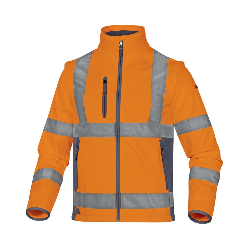 Giacca Softshell Moonlight 2 alta visibilitA' arancio fluo tg.M DeltaPlus