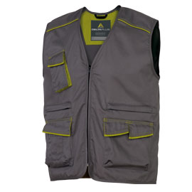 GILET da LAVORO M6GIL grigio/verde Tg. L PANOSTYLE®