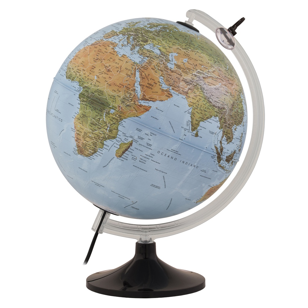 GLOBO GEOGRAFICO ILLUMINATO LUMIERISSIMO D 30CM Tecnodidattica