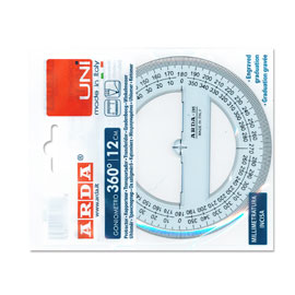 GONIOMETRO UNI ARDA 360  12CM