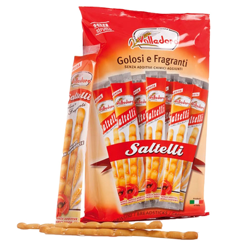 Grissini Saltelli multipack 240gr (18 monoporzioni Valledoro