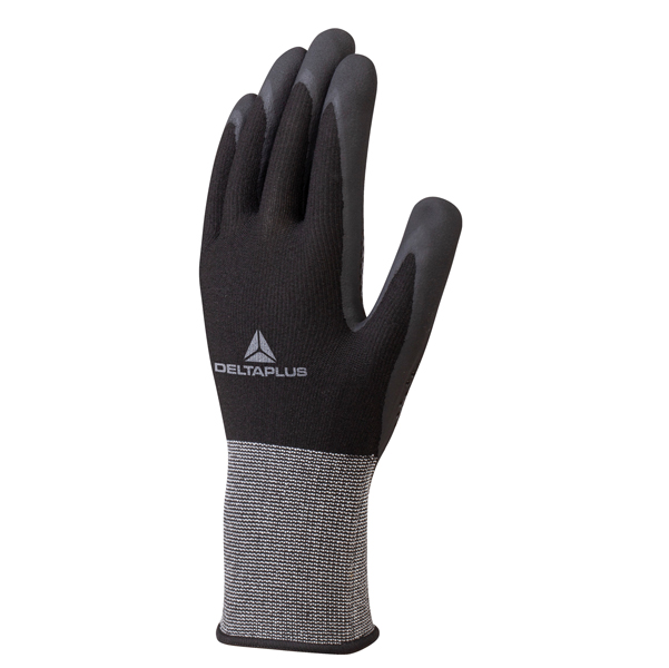 ***Guanto VE724NO in maglia poliestere spandex Tg. 8 col. nero