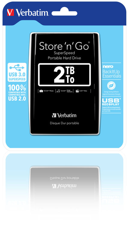 HARD DISK PORTATILE STORE 'N' GO USB 3.0 DA 2TB BLACK