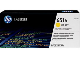 HP 651A TONER CARTRIDGE GIALLO