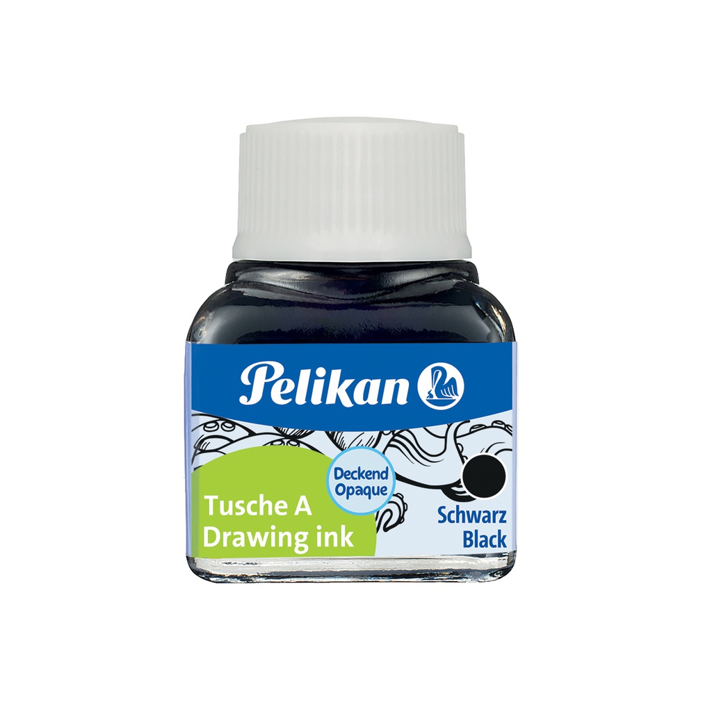 INCHIOSTRO DI CHINA 523 NERO PERLA 17 10ML PELIKAN (0AUC17
